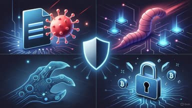 Differences Between a Virus, Worm, Trojan, and Ransomware